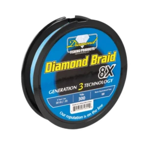 Diamond Fishing Products Braid X8 300 Yardas Azul
