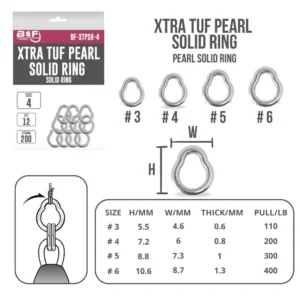 Bills n Fins Xtra Tuf Pearl Solid Ring