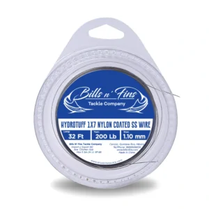 Bills n Fins HydroTuff 1×7 Nylon Coated SS Wire 32 Ft