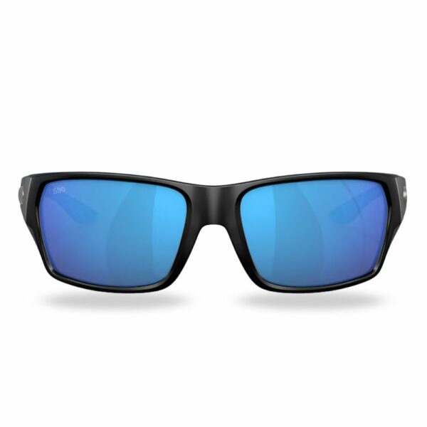 Costa Del Mar Tailfin Negro Mate Mirror Azul 580G